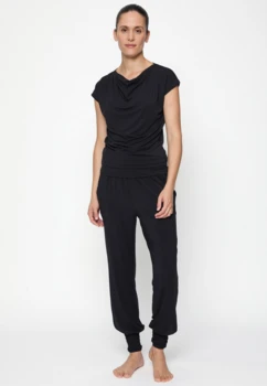 Curare Flow #1110 Top Wasserfall - Black