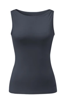 Curare Flow #255 Tank Top Boat Neck - Midnight-blue