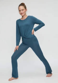 Curare Flow #2708 Shirt round neck - Petrol