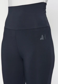 Curare Flow #36 Leggings Roll Down Ruffled - Midnight-blue