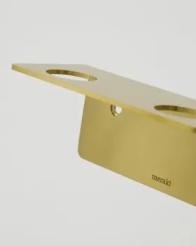 Meraki Flaskeophæng med 2 huller, Børstet messing