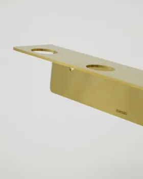Meraki Flaskeophæng med 3 huller, Børstet messing