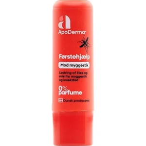 ApoDerma Førstehjælp mod Myggestik, stick, 5g.