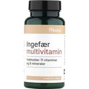 Mezina Ingefær multivitamin, 180tab.