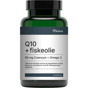 Mezina Q10 + Fiskeolie, 60kap.