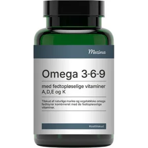 Mezina Omega 3-6-9 med vitamin ADEK, 90kap.