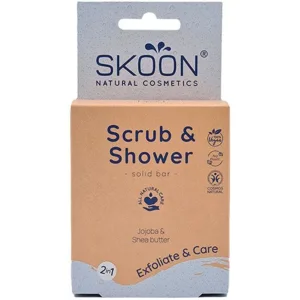 Skoon Solid Scrub & Shower bar 2 in 1, 90g.