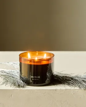 Meraki Duftlys Silent Amber, 1stk., 340g.