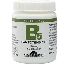 Natur Drogeriet Pantotensyre 120 mg, 50tab.
