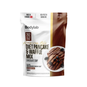 Bodylab Diet Pancake & Waffle Mix Chocolate Chip, 500 g.