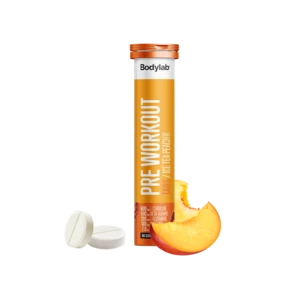 Bodylab Pre Workout Tabs Ice Tea Peach, 20 stk.