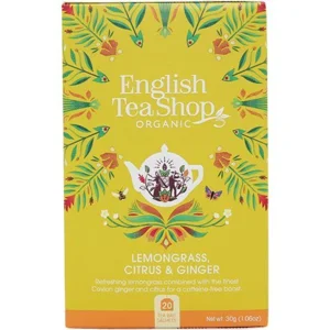 English Tea Lemongrass, Citrus & Ginger Tea Ø, 20br.