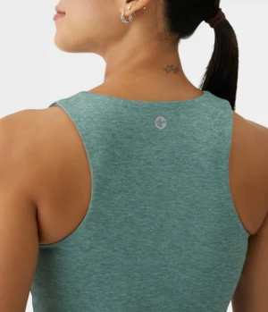 Manduka "Dhara" Tank, Black Sage Heather, str. S.