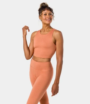 Manduka "Dhara" Tank, Clay Heather, str. XL.