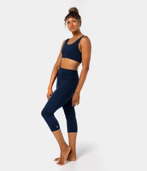 Manduka "Dhara" Bra, Midnight Heather, str. XS.