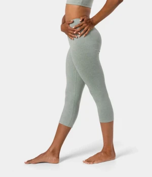 Manduka "Dhara" Capri Legging, Avian Heather, str. M.