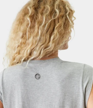 Manduka Warrior Tee, Heather Grey