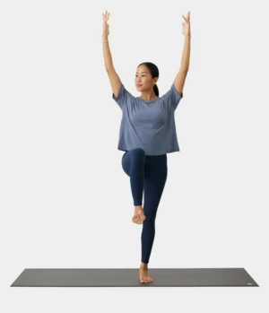 Manduka Atmana Tee, Vintage Indigo