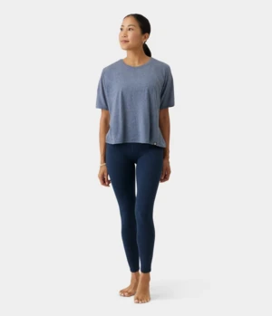 Manduka Atmana Tee, Vintage Indigo