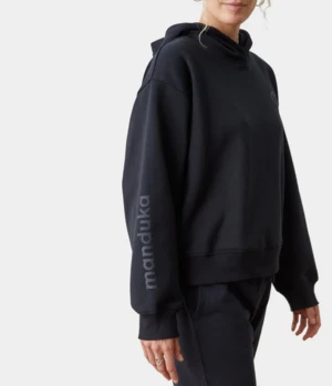 Manduka Half Moon Hoodie, Black