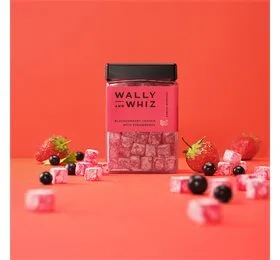 Wally and whiz, Vingummi - Solbær med jordbær, 240g.