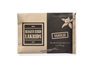 Bagsværd Lakrids Hel Plade Lakrids "Vanilje", 160g.
