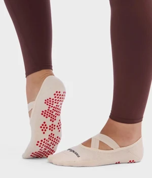 Manduka Equilibria Pilatessokker, Cream