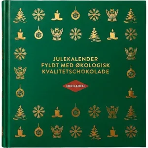 Økoladen Julekalender m. fyldte chokolade & lakridskugler Ø, 310 g.