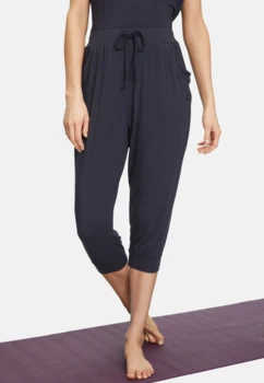 Curare Flow #1131 Capri Pants relaxed - Midnight-blue