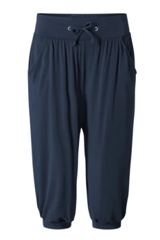 Curare Flow #1131 Capri Pants relaxed - Midnight-blue