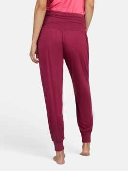 Curare Flow #2234 Long Yogapants cuffs - Bordeaux