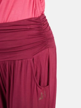 Curare Flow #2234 Long Yogapants cuffs - Bordeaux