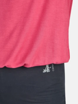 Curare Flow #2604 top round neck - Raspberry