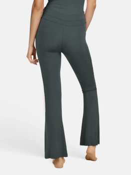 Curare Flow #2704 long pants boot cut - Dark-forest