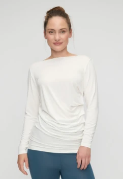Curare Flow #2711 Shirt boat neck - Soft-white