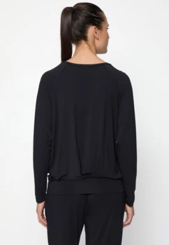 Curare Flow #9241 Boxpleat Shirt - Black