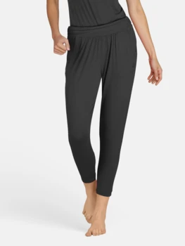 Curare Flow #9249 pants 7/8 length - Black