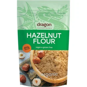 Dragon Superfoods Hasselnøddemel Ø, 200g.