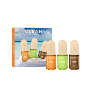 Clean Gift Set Hair & Body Perfume Mist, 3x30ml.