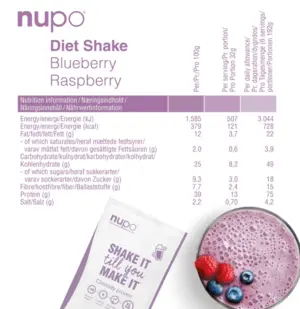 Nupo 384gram - Blueberry Raspberry