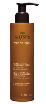 Nuxe Rève de Miel Face Cleansing and Makeup Removing Gel, 200ml.
