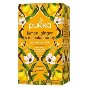 Pukka Lemon, Ginger & Manuka Honey Te Ø , 20br.
