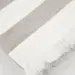 Meraki Håndklæde, Barbarum, Hvid og Brune Striber, l: 100 cm, w: 180 cm