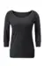 Curare Flow #20 Shirt Boat Neck 3/4 - Black