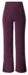 Curare Flow #2205 wide long pants, slit - Dark plum