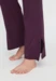 Curare Flow #2205 wide long pants, slit - Dark plum
