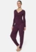 Curare Flow #24 Wrap Jacket - Dark-plum