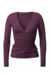 Curare Flow #24 Wrap Jacket - Dark-plum
