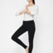 Curare Flow #36 Leggings Roll Down Ruffled - Black