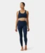 Manduka "Dhara" Scoop Bra, Midnight Heather